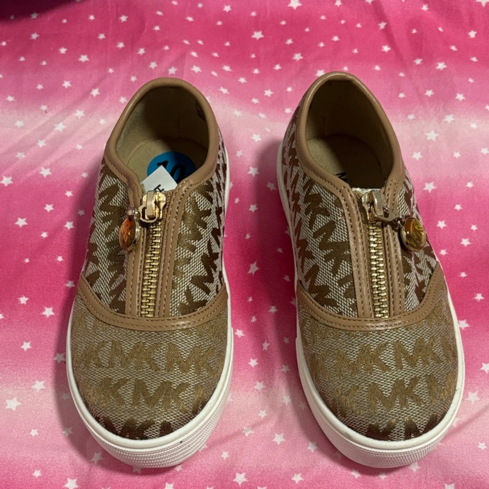 Michael Kors Kids Brown Slip-On Sneakers